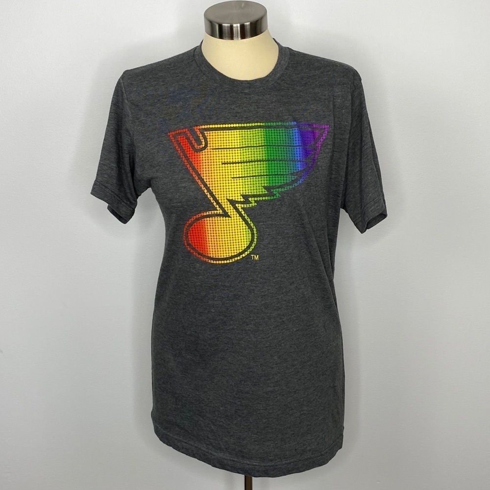 STL Blues Hockey Pride T-shirt